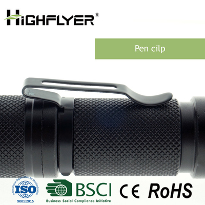 Επανακαταλογηστέος φακός Usb μικροϋπολογιστών κουμπιών πυράκτωσης XPE, φακός ακτίνων εστίασης των οδηγήσεων