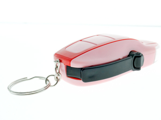 Πλαστικό υλικό 80 φακών των μίνι μεγέθους Keychain οδηγήσεων δυναμό * 44 * 25mm