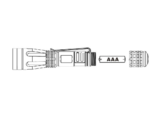 27g φακός 50 Keychain των οδηγήσεων EDC CREE θερμοκρασία χρώματος μονάδων λούμεν 6400K